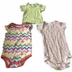 Baby Girl Clothing Lot 3 Pieces Child Of Mine Carter’s L Kidgets Big Oshi 0-3M